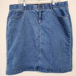 Charter Club denim skirt